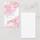 アルコールインクピンクスプラッシュ 名刺 (正面/裏面)