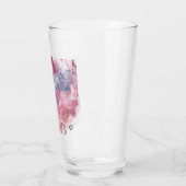 アルコールインクピンクドロップ タンブラーグラス (左)