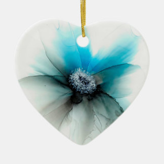 アルコールインクフラワー セラミックオーナメント