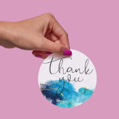 アルコールインクブルーグリッター ラウンドシール