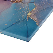 アルコールインク大理石効果抽象芸術 カッティングボード (角)