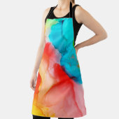 アルコールインク抽象芸術背景、マクロフォトアブストラ エプロン (インサイチュ)