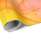 アルコールインク抽象芸術背景、マクロフォトアブストラ ラッピングペーパー (ロールコーナー)