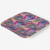 アルコールインク紙プレート ペーパープレート (傾斜あり)