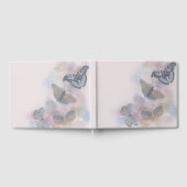 アルコールインク蝶 ゲストブック (全面)