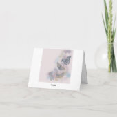 アルコールインク蝶 サンキューカード (裏面)