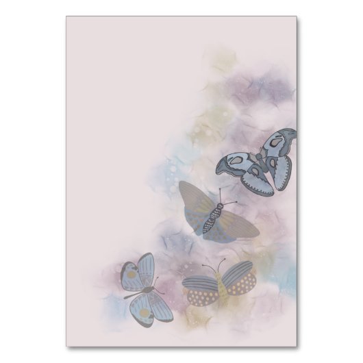 アルコールインク蝶 テーブルナンバー (正面)