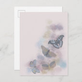 アルコールインク蝶 案内ポストカード (正面/裏面)