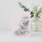 アルコールインク蝶 案内ポストカード (スタンド正面)