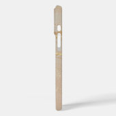 アルコールインク グリッター モノグラム iPhoneケース Mate Case-Mate iPhoneケース (裏面 / 左)