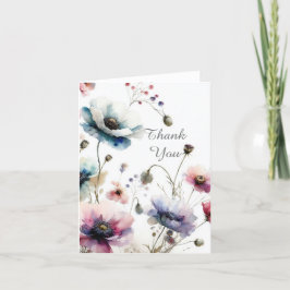 アルコールインク フラワー 感謝の気持ちを伝えるカード サンキューカード