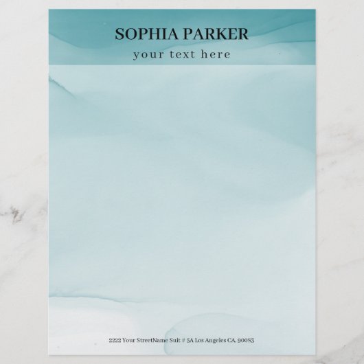 アルコールインク レターヘッド (正面)