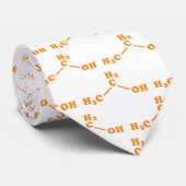 アルコールエタノールの分子化学式 ネクタイ (ロール)