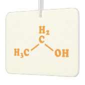 アルコールエタノール分子化学式 カーエアーフレッシュナー (左)