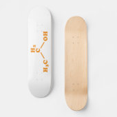 アルコールエタノール分子化学式 スケートボード (正面)