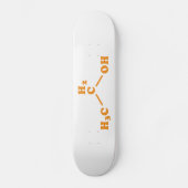 アルコールエタノール分子化学式 スケートボード (正面)