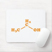 アルコールエタノール分子化学式 マウスパッド (マウス)