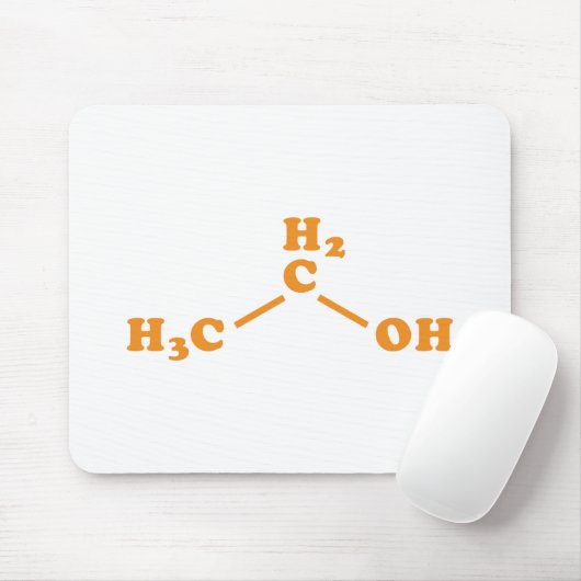 アルコールエタノール分子化学式 マウスパッド (マウス)