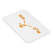 アルコールエタノール分子化学式 マグネット (右側)