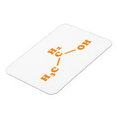 アルコールエタノール分子化学式 マグネット (左側)