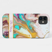 アルコールカラフルインクiPhoneケース Case-Mate iPhoneケース (裏面(横))