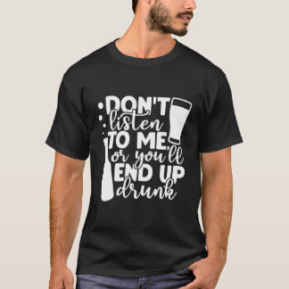 アルコールパーティーで酔っ払う おもしろギフト  Tシャツ