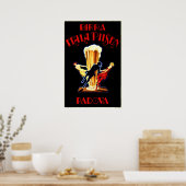 アルコールビライタラピルセンパドヴァヴィンテージビール ポスター (キッチン)