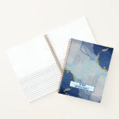 アルコールブルーインクノート ノートブック (内部)