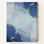 アルコールブルーインクノート ノートブック (裏面)