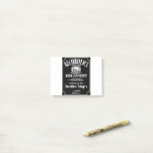 アルコールラベルの酒- 12段階依存型アルコール ポストイット (デスク上)