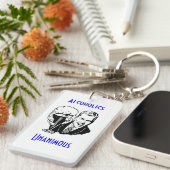 アルコール中毒患者合意のKeychain キーホルダー (正面右)