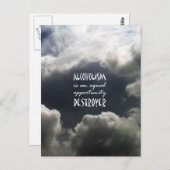 アルコール中毒 ポストカード (正面/裏面)