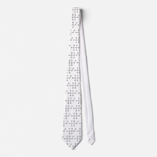 アルコール分子 ネクタイ (正面)