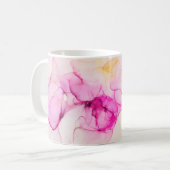 アルコール墨海食コンテンポラリー芸術 コーヒーマグカップ (正面左)