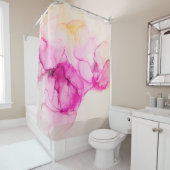 アルコール墨海食コンテンポラリー芸術 シャワーカーテン (インサイチュ)