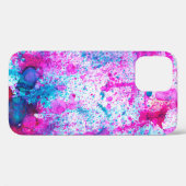 アルコール墨絵画画。抽象芸術。アルコールインキバ Case-Mate iPhoneケース (裏面 (横))