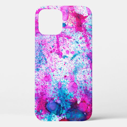 アルコール墨絵画画。抽象芸術。アルコールインキバ Case-Mate iPhoneケース (裏面)