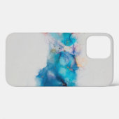 アルコール墨絵画画。抽象芸術。アルコールインキバ Case-Mate iPhoneケース (裏面 (横))