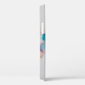 アルコール墨絵画画。抽象芸術。アルコールインキバ Case-Mate iPhoneケース (裏面 / 右)