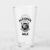 アルコール対ミルク タンブラーグラス (正面)