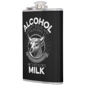 アルコール対ミルク フラスク (左)