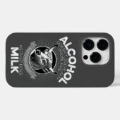 アルコール対ミルク Case-Mate iPhoneケース (裏面 (横))