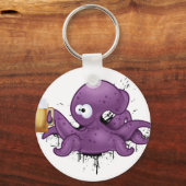 アルコール性タコ キーホルダー (正面)