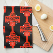 アルコール抜きで地味な キッチンタオル (四つ折り)