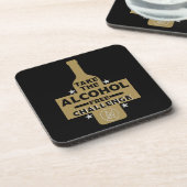 アルコール抜きで地味な コースター (左側)