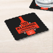 アルコール抜きで地味な ペーパーコースター (アングル)