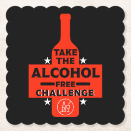 アルコール抜きで地味な ペーパーコースター