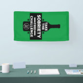 アルコール抜きで地味な 横断幕 (トレードショー)