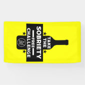 アルコール抜きで地味な 横断幕 (横)