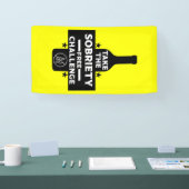 アルコール抜きで地味な 横断幕 (トレードショー)